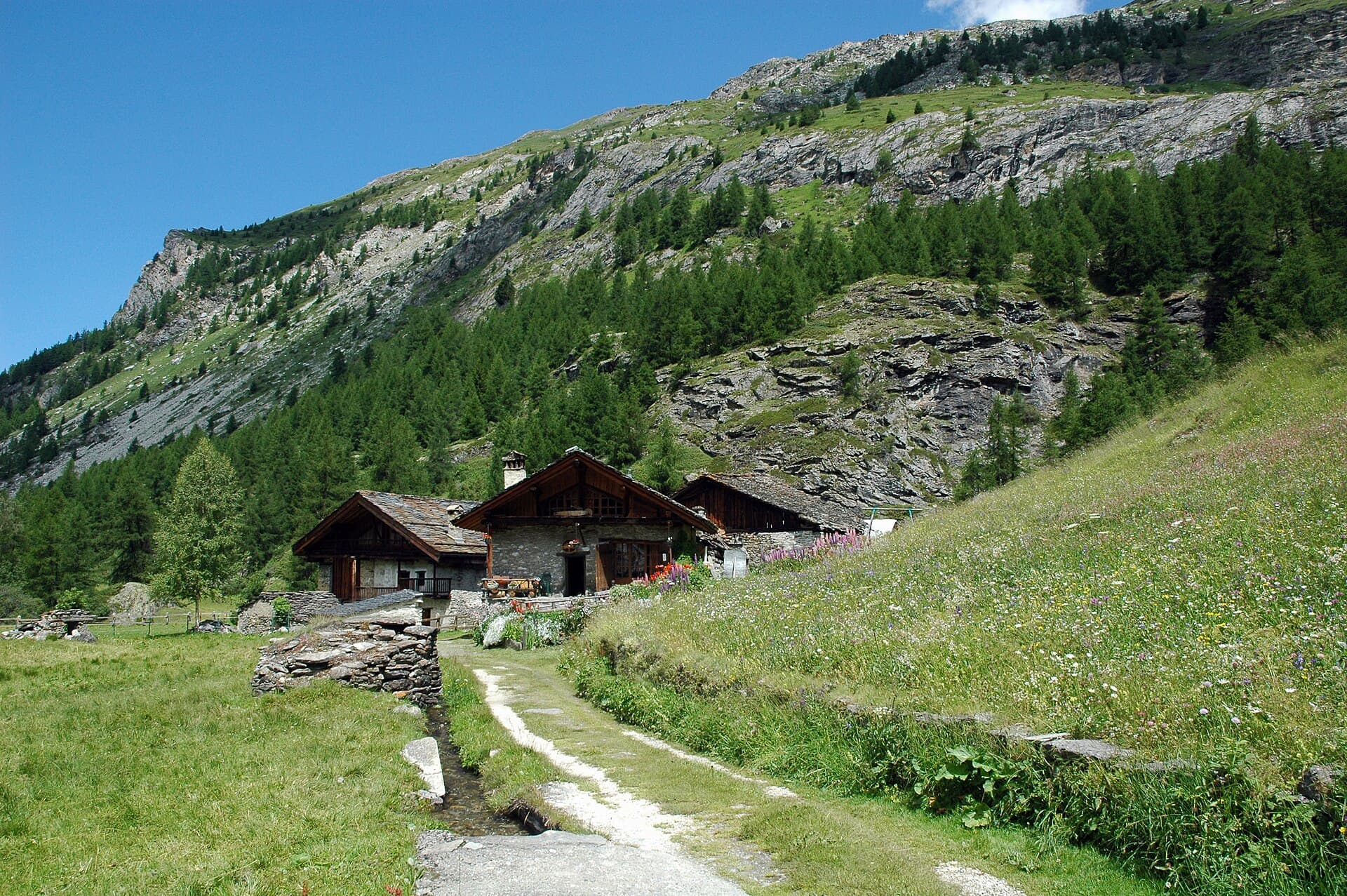 Vallon d'alpage suspendu au-dessus de la Tarentaise